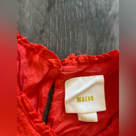 Maeve Cascade Tiered Ruffle Blouse - Picture 4 of 7